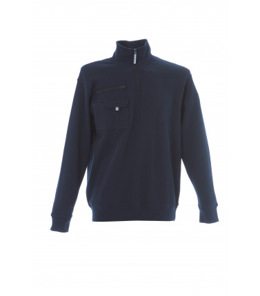 Felpa mezza zip