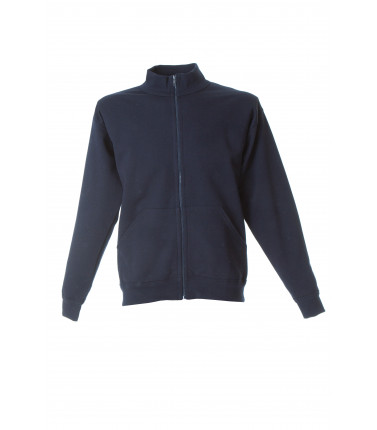 Felpa zip intera