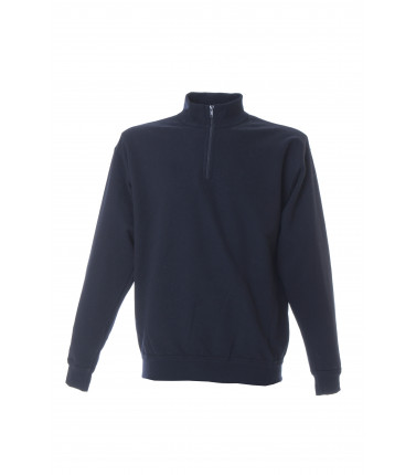 Felpa mezza zip