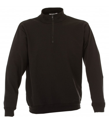 Felpa mezza zip