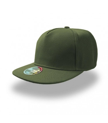 Cappellino con visiera piatta