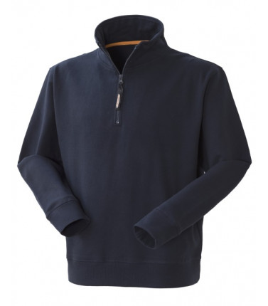 Felpa mezza zip